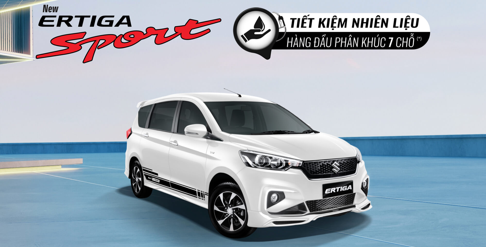 Suzuki Ertiga Hybrid HCM tiết kiệm xăng thân thiện với môi trường