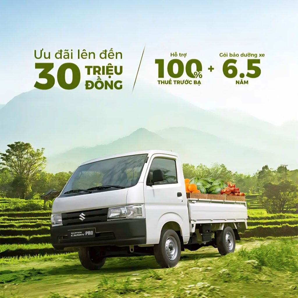 Xe Tải Suzuki 2025 | Bảng Báo Giá Và Ưu Đãi Mới Nhất Tư Vấn 24/7